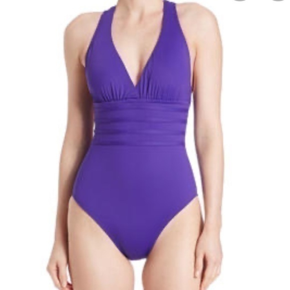 La Blanca Purple Swimsuit